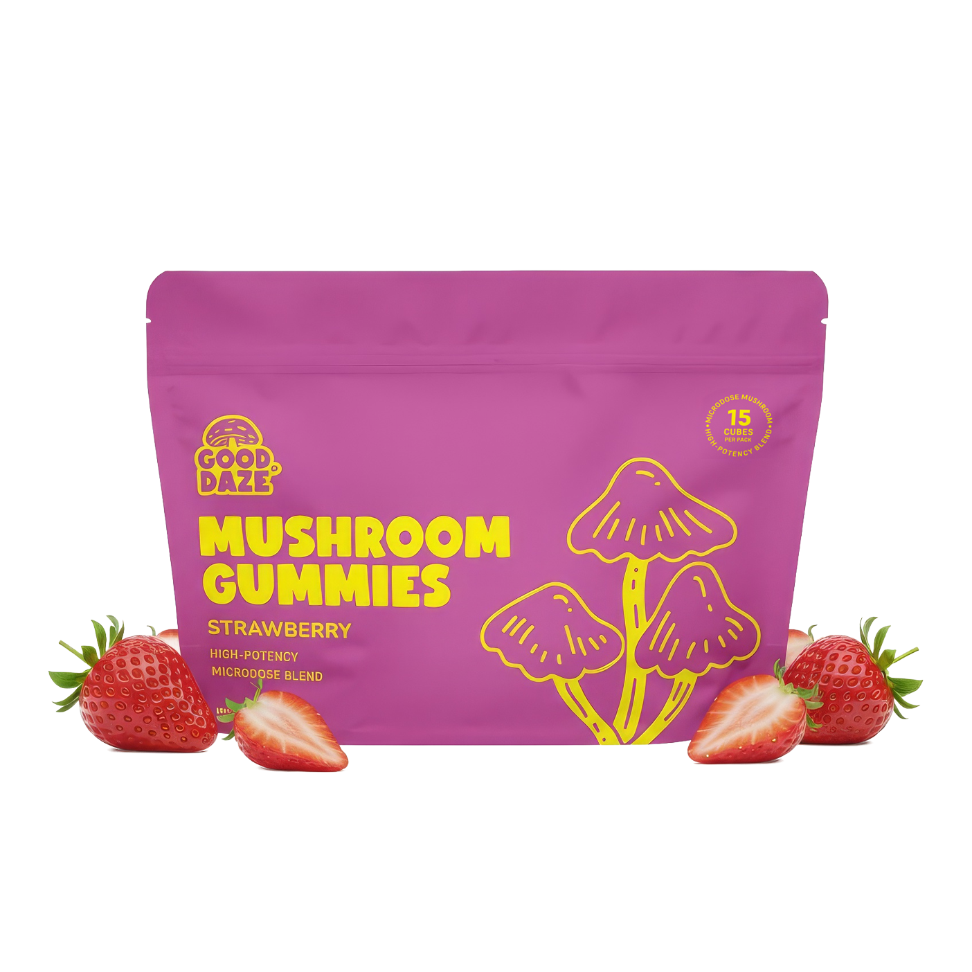 Strawberry Mushroom Gummies